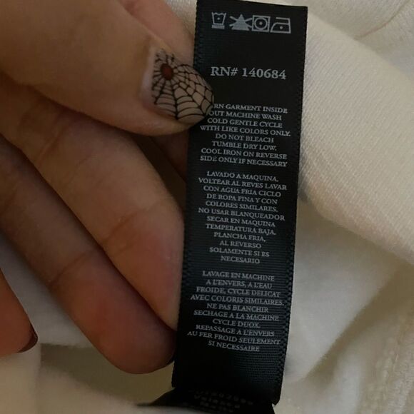 Koral White Sweatshirt new with defects on - Picture 6 of 7